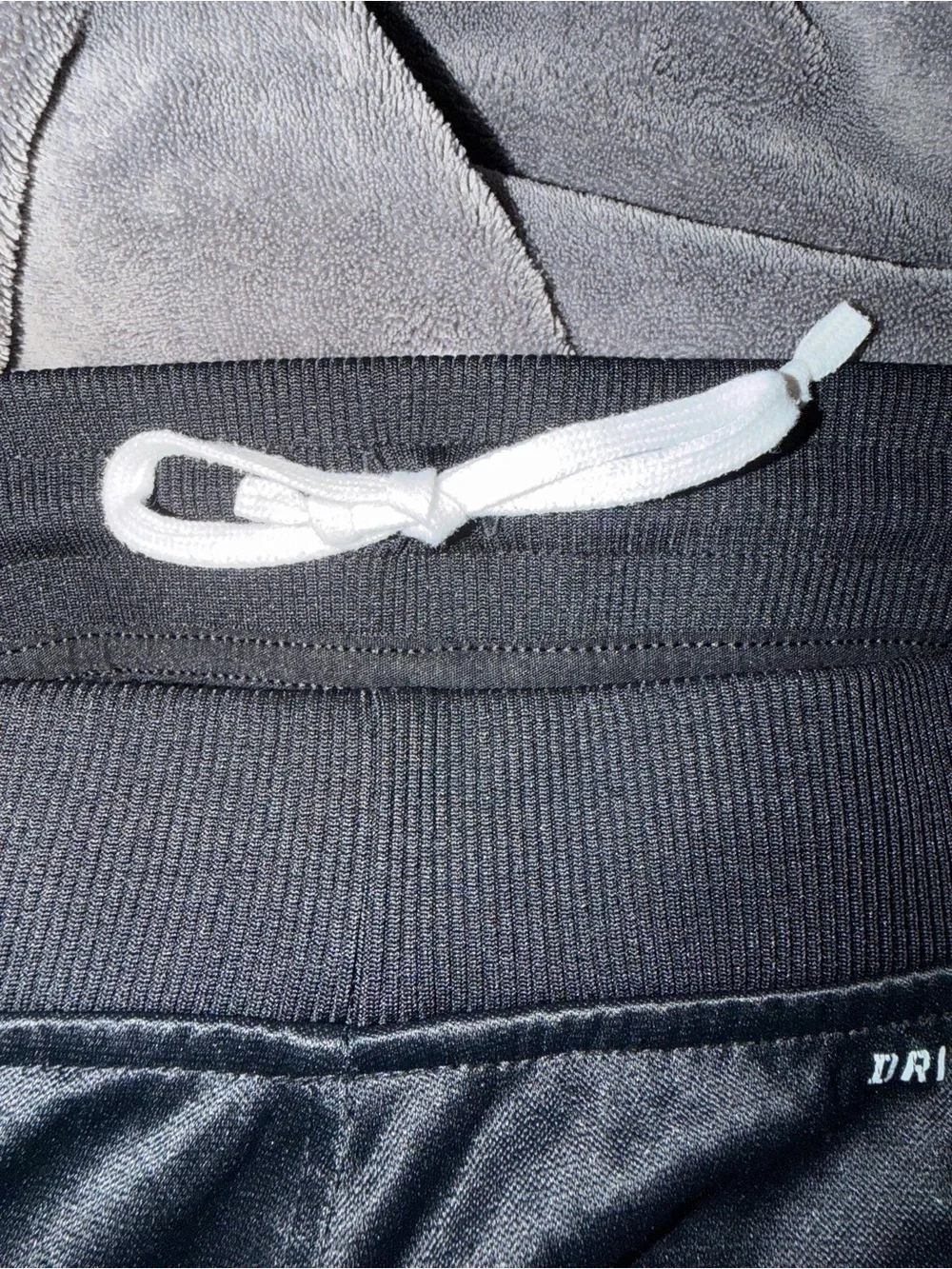 Nike Adult Black Joggers with White Side Stripes